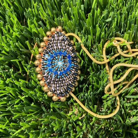 De Petra hand beaded eye necklace - Picture 3 of 5